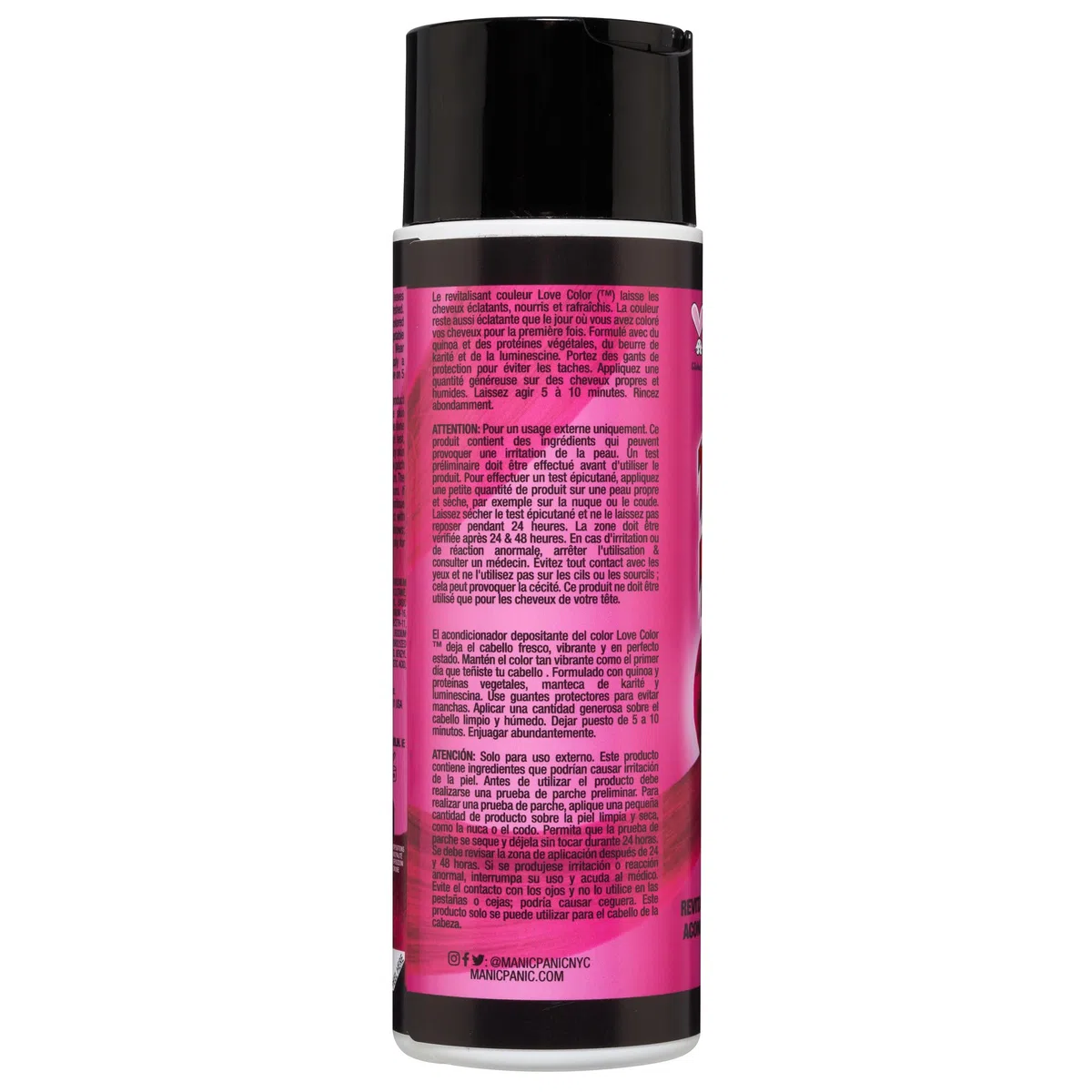 Acondicionador de color fantasía para el pelo Manic Panic LOVE COLOR, color rosa fucsia FUSCHIA FEVER,