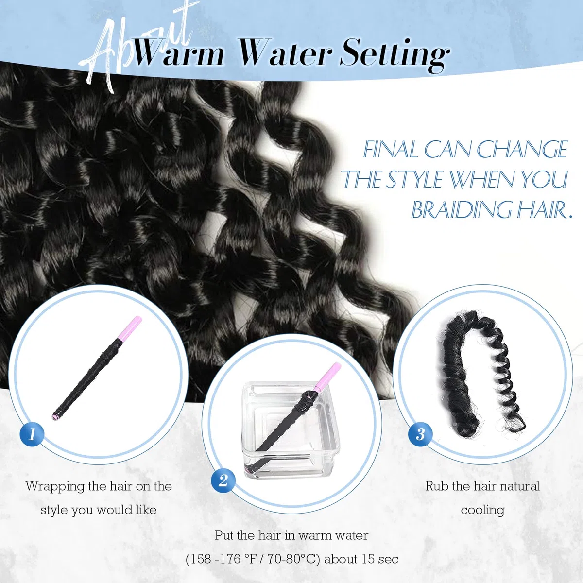 FESHFEN Extensiones para Trenzas Africanas 8 Piezas Pre Stretched Braiding Extensiones de Cabello Trenzado Sintetico Twist Crochet Braid Extensión Pelo Postizo Castaño claro, 66 cm