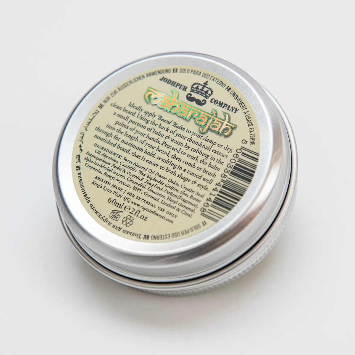 Captain Fawcett Bálsamo para Barba Maharajah 60ml, Estándar, Único