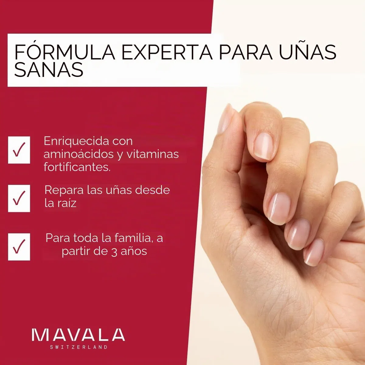 MAVALA crema nutritiva para uñas dañadas tarro 15 ml