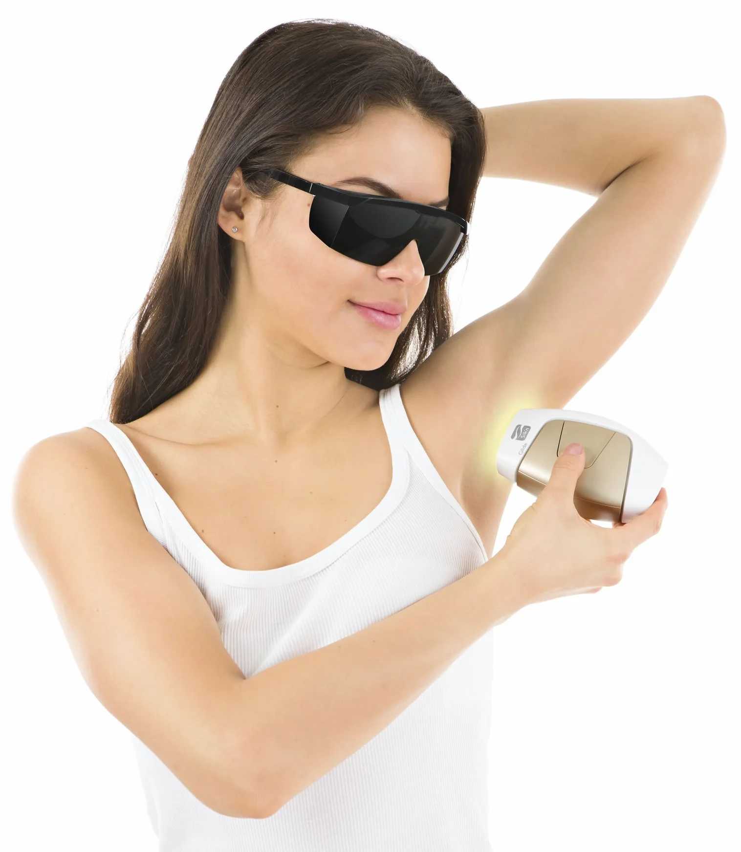 SafeLightPro - Gafas de protección para depilación HPL/IPL, Protección UV, unisex, Negro