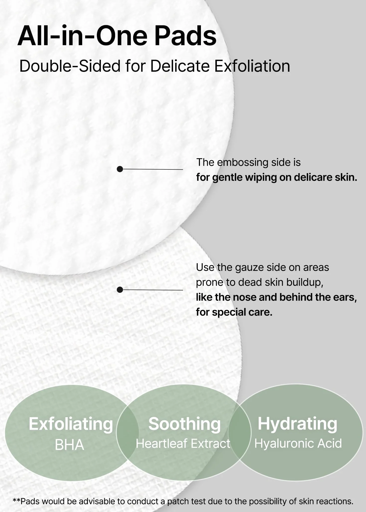 celimax Discos Exfoliantes Gae Heartleaf Bha Con Extracto De Heartleaf, Discos Tónicos Exfoliantes, Exfoliantes Faciales, Hidratantes, Para Pieles Problemáticas Y Con Brotes (60 Discos)