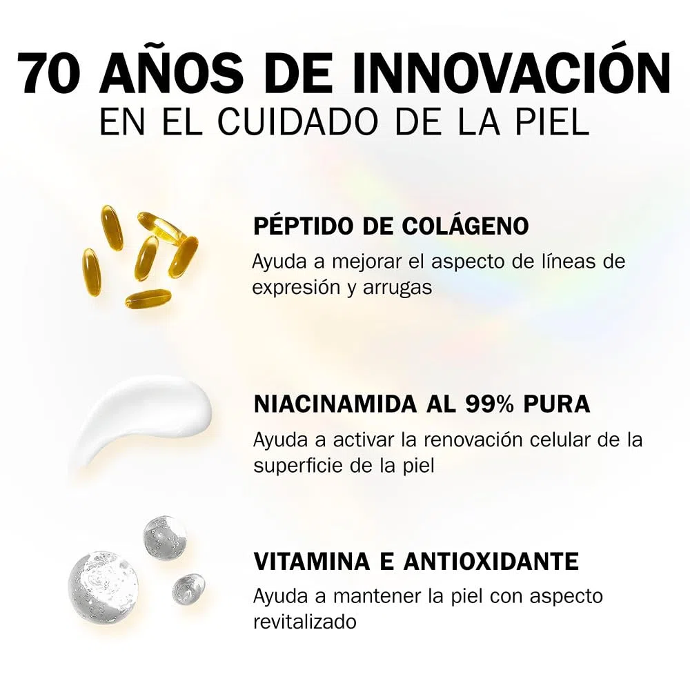 Olay Collagen Peptide Crema de Día Hidratante Facial, Con Niacinamida y Vitamina E. Cuidado Well-aging de la Piel: Fortalece, Restaura, Hidrata, 50ml