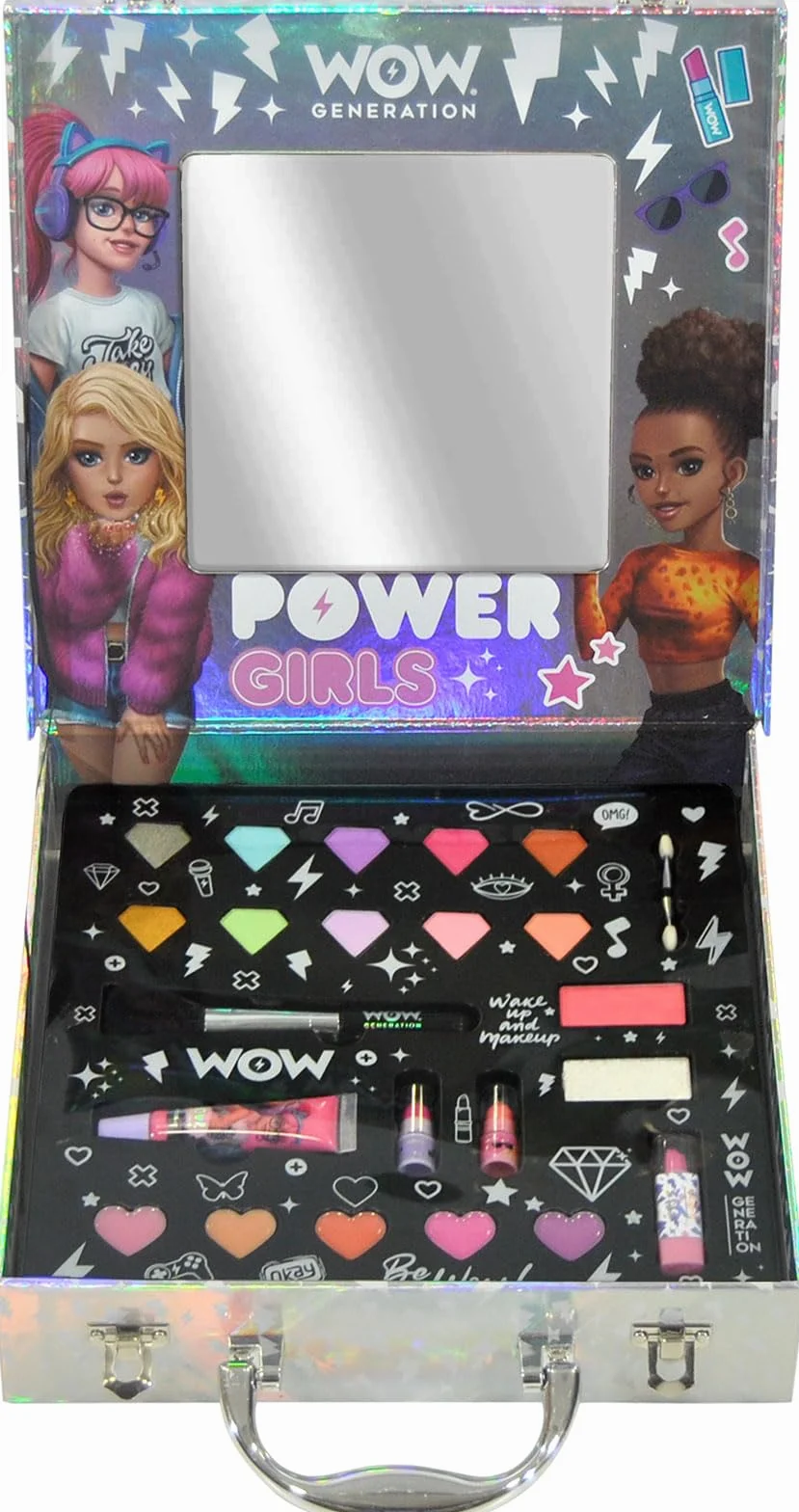 WOW GENERATION - Maletín de Maquillaje Glam & Go, Set de Maquillaje para Niñas, Maquillaje Infantil, Juguete Niña, Ideal para Regalar