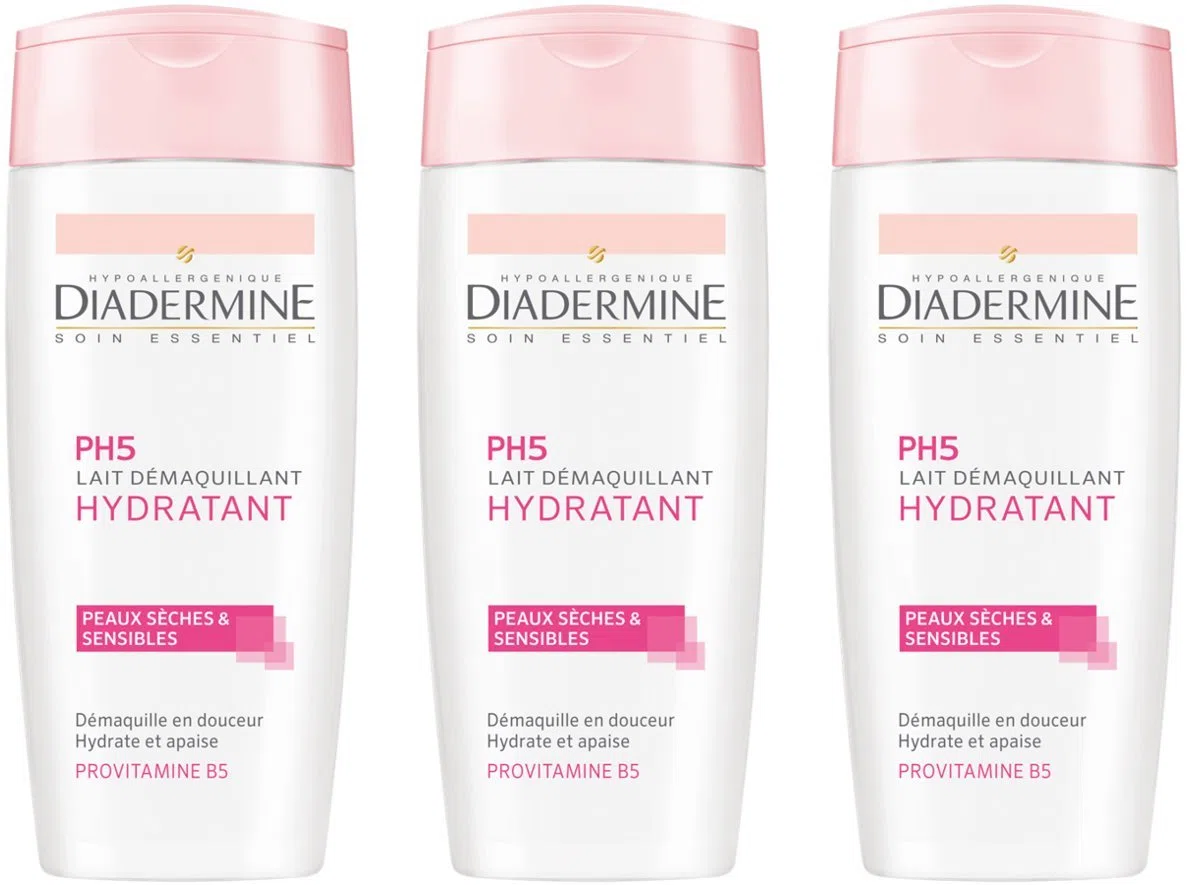 Diadermine – Crema desmaquillante hidratante – Juego de 3 unidades de 200 ml