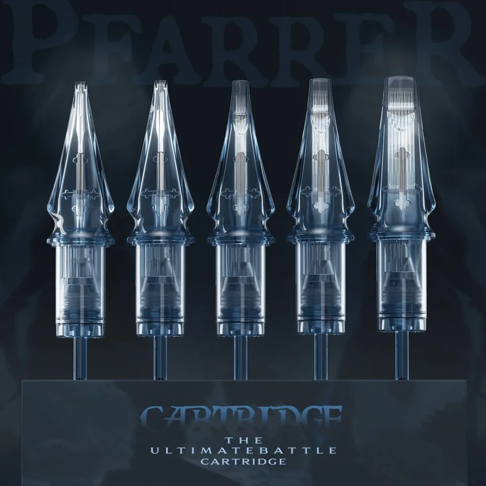 PFARRER Aguja para Tatuaje 50 piezas Mixto #12 Estándar Forro Redondo 3RL 5RL 7RL 9RL 11RL EN01P-50KIT-E