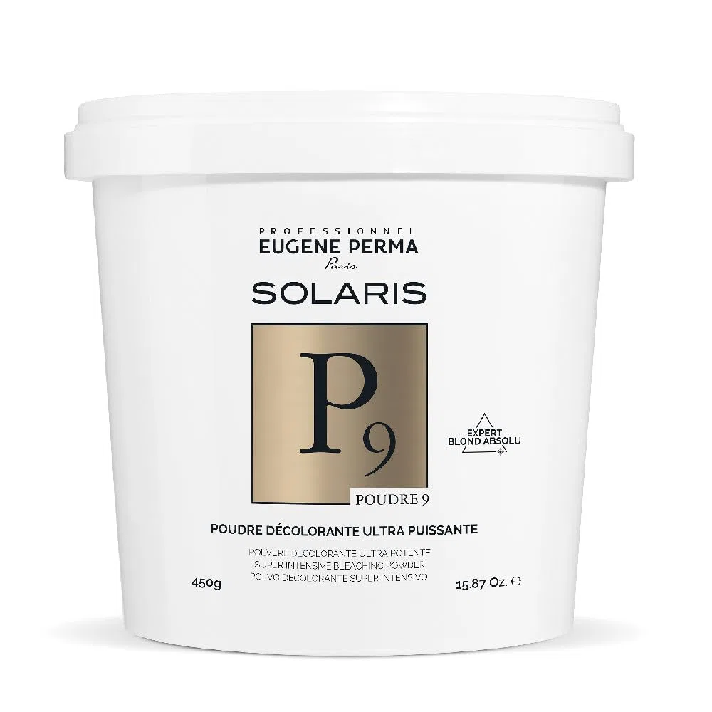 Eugene Perma Solaris - Polvo 9 decolorante ultra potente, 450 g