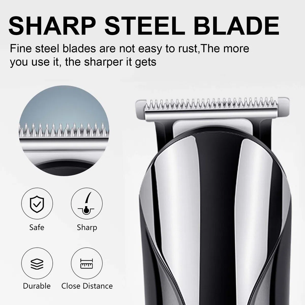 Colexy Barttrimmer Herren Haarschneidemaschine Set, 12-in-1 Haarschneider Pflegegeset Nashaartrimmer Körperhaartrimmer präzise Rasierer elektrische Herren, Wiederaufladbarer & Wasserdichter