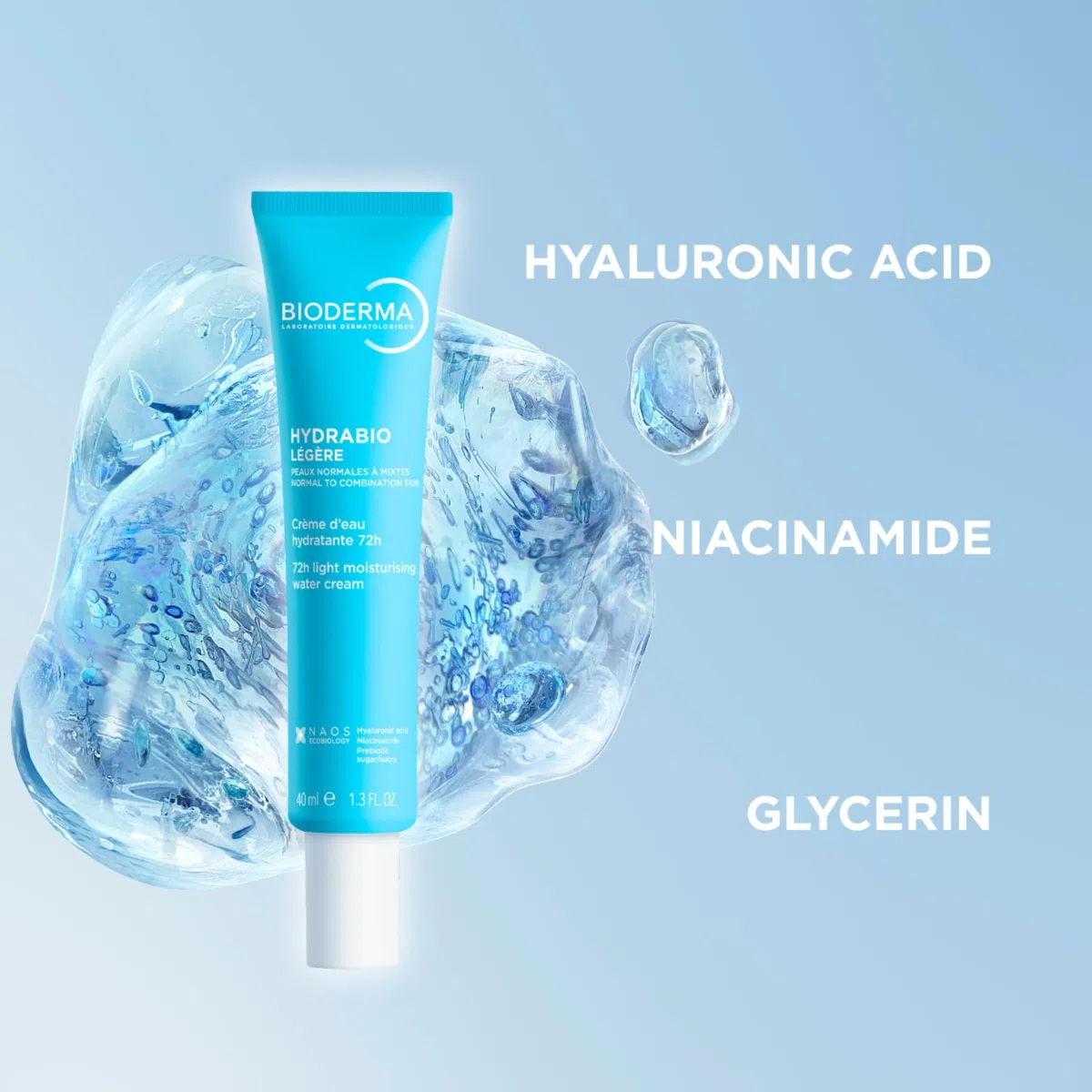 BIODERMA Hydrabio Gel-Creme, 40 ml Crema