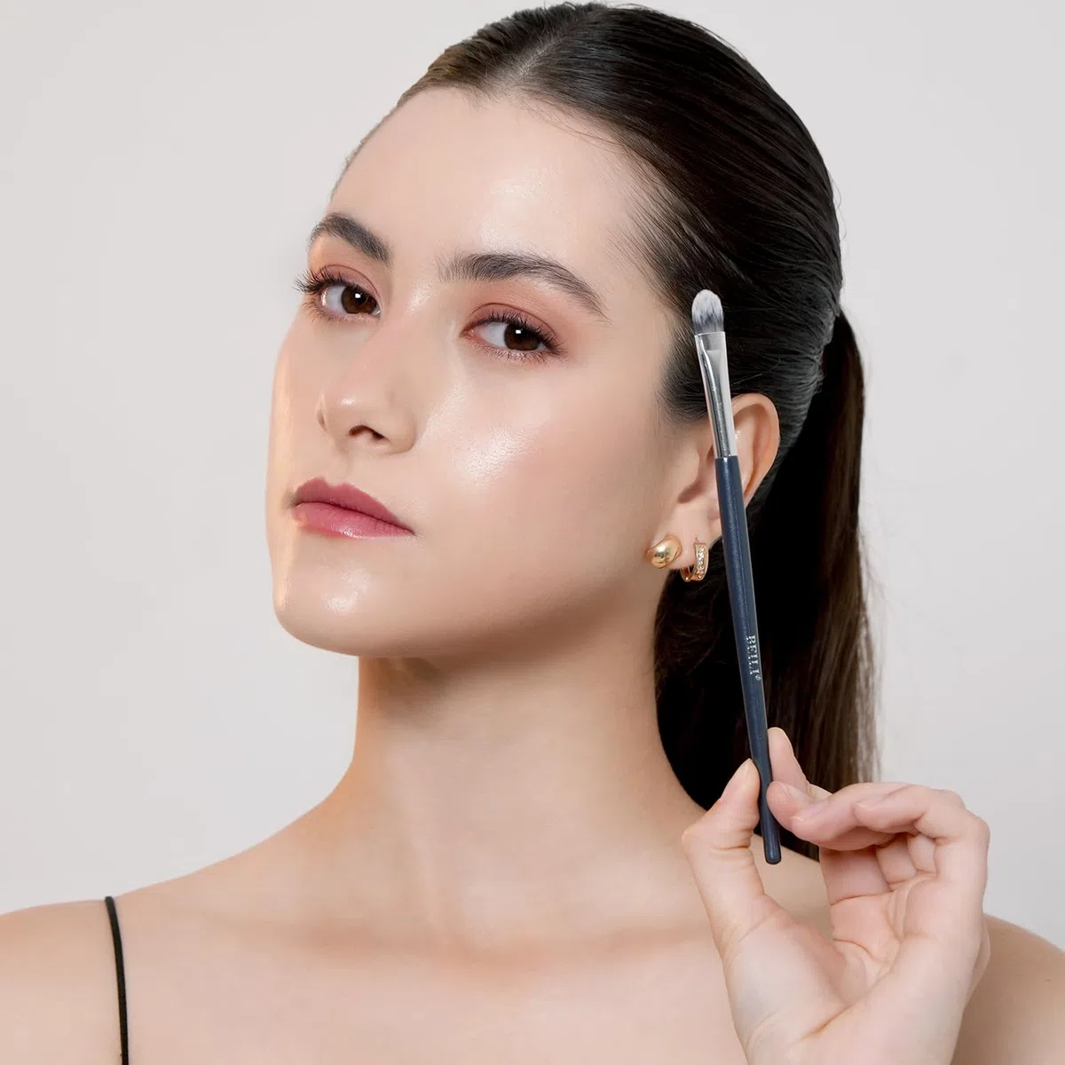 BEILI Brochas de Maquillaje,15 PCS Set de Brochas de Maquillaje Veganas,Base en Polvo Sombra de Ojos Mezcla Corrector Juego de Brochas para Pliegues Pinceles para Delineador de Cejas