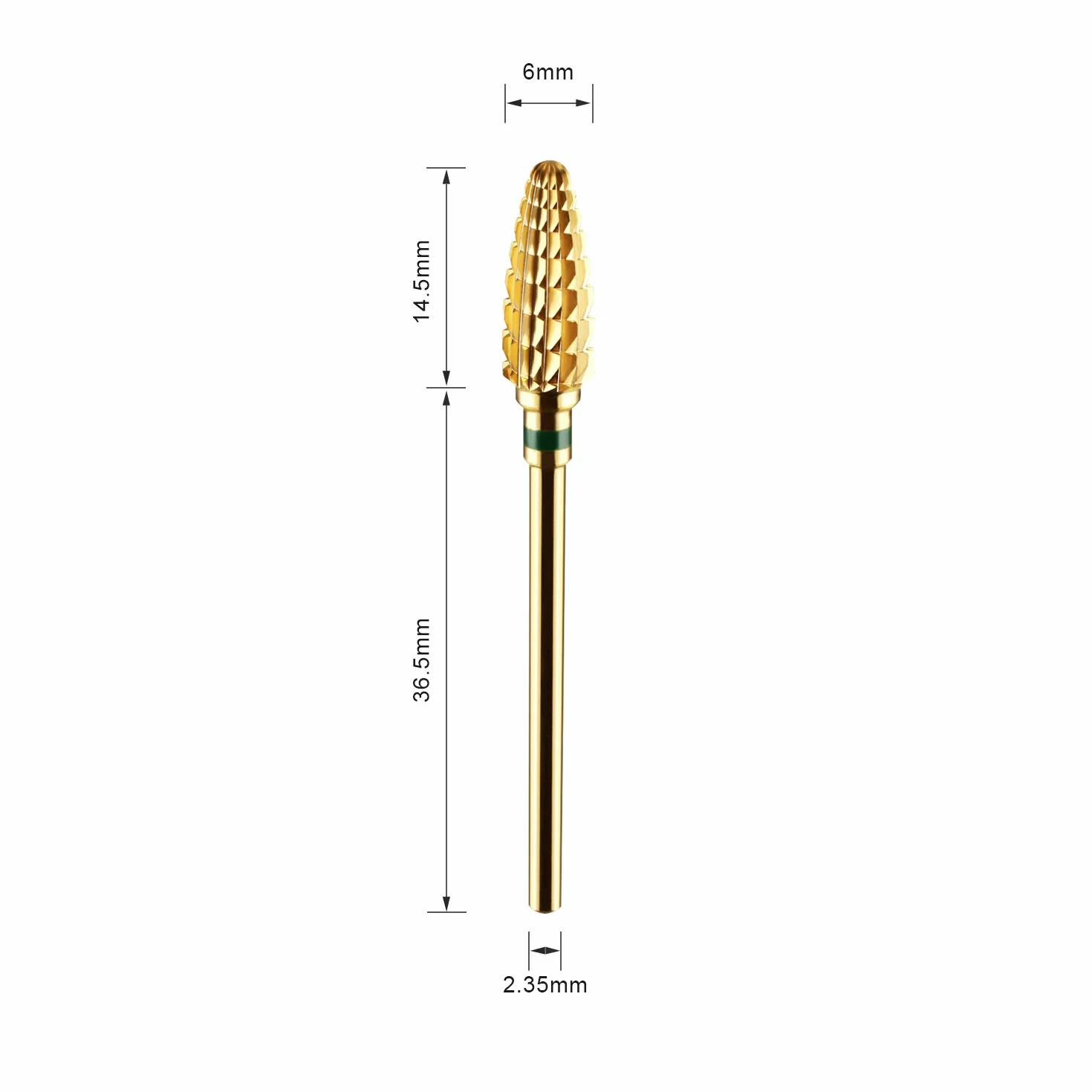 2 x Premium cerámica puntas Manicura/pedicura/callos profesional Juego de cuerpo para uñas Fresa Premium metal duro Bit Forma de Pera abfräsen altmodel Situación Manicura/pedicura profesional lija