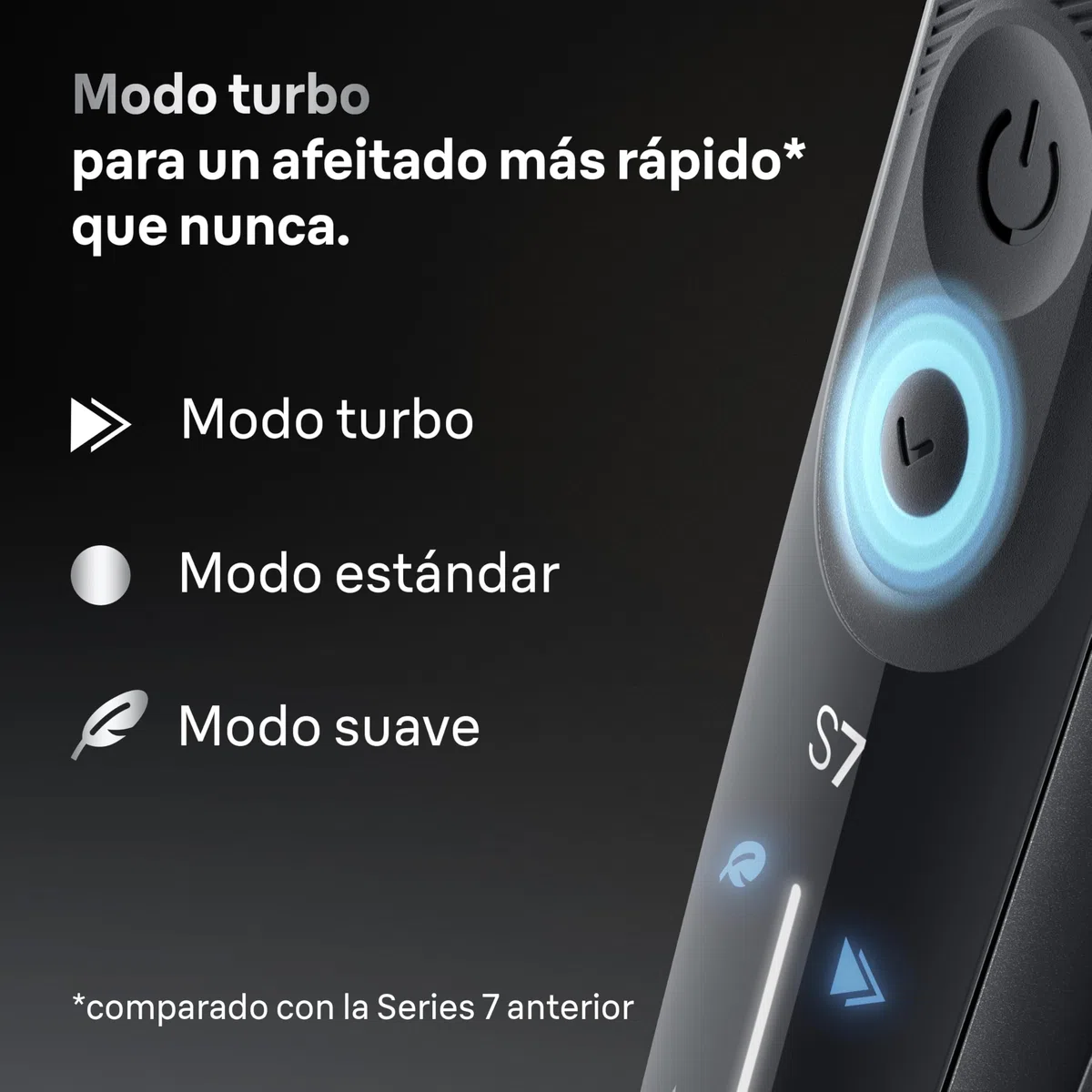 Braun Series 7 Afeitadora Eléctrica Hombre, 72-N1200SI, Negro - Máquina De Afeitar Barba Resistente al Agua, 3 Modos de Afeitado, Recargable, 60 Min De Uso, Recortadora De Precisión, Estuche De Viaje
