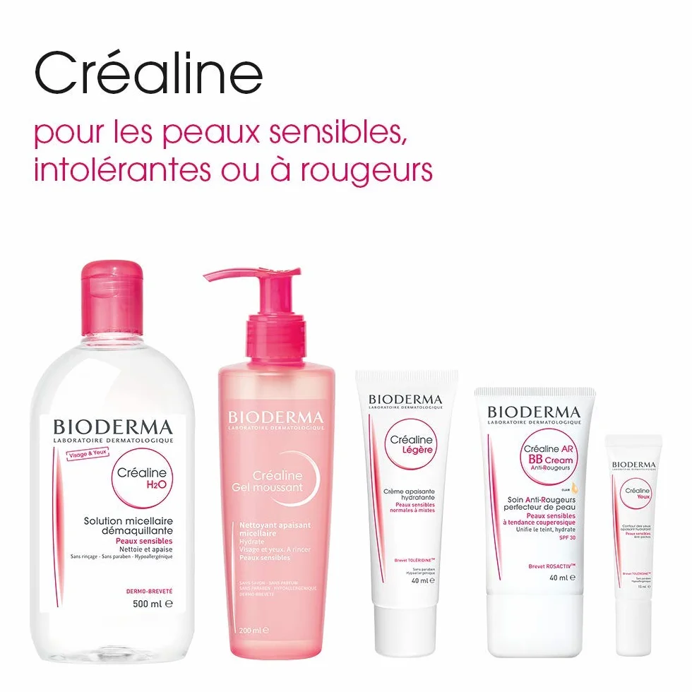 Crealine H2O Sans Parfum - Lot De 2 X500 Ml