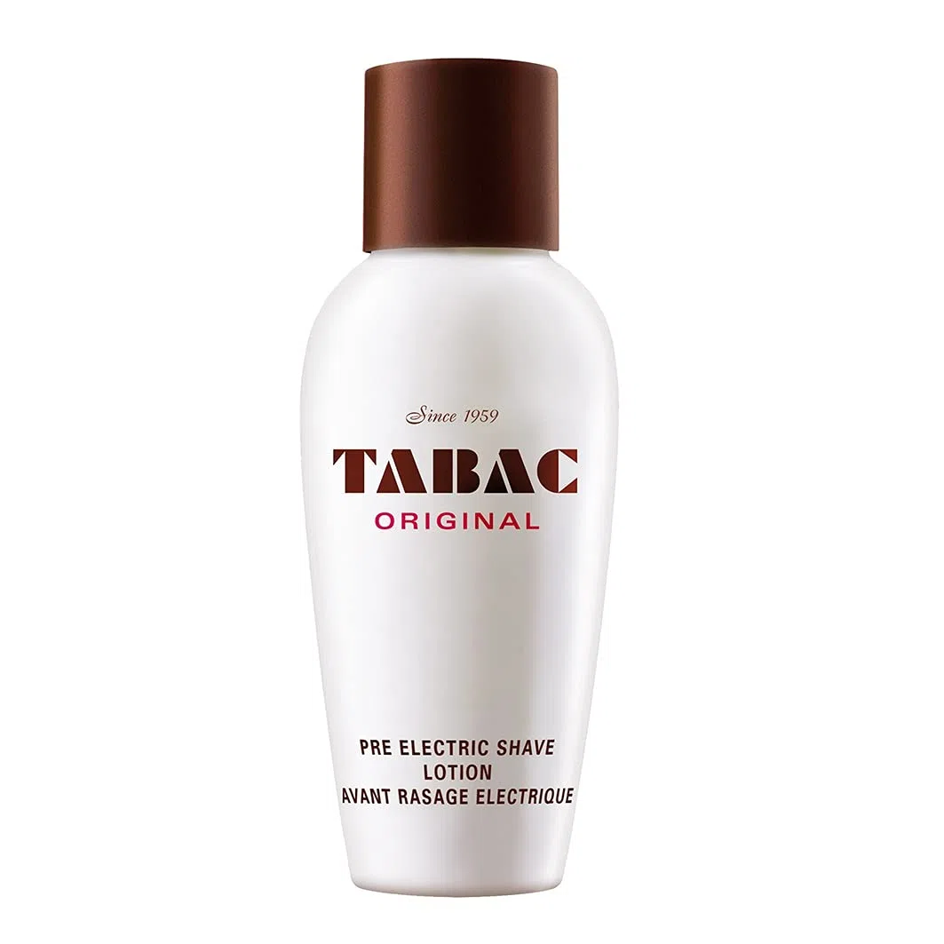 Tabac® Original | Loción de preafeitado para maquinilla eléctrica - prepara la piel antes del afeitado con maquinilla eléctrica - con el aroma del original | 150 ml