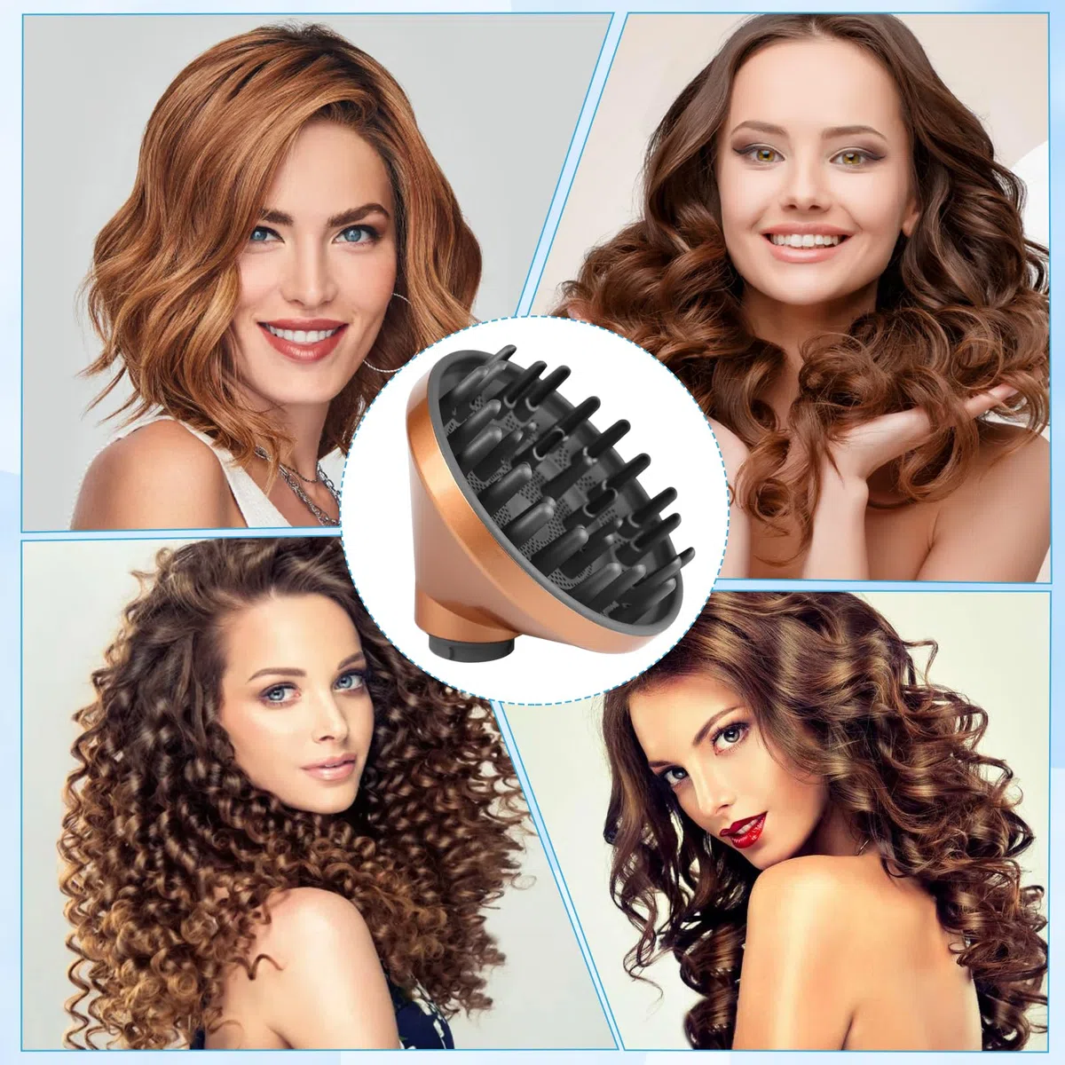 Boquilla difusora para Dyson para Airwrap, accesorio difusor actualizado para Dyson Airwrap HS05 HS03 HS01, boquilla difusora para secador de pelo, convertible para Dyson Airwrap Styler en secador de