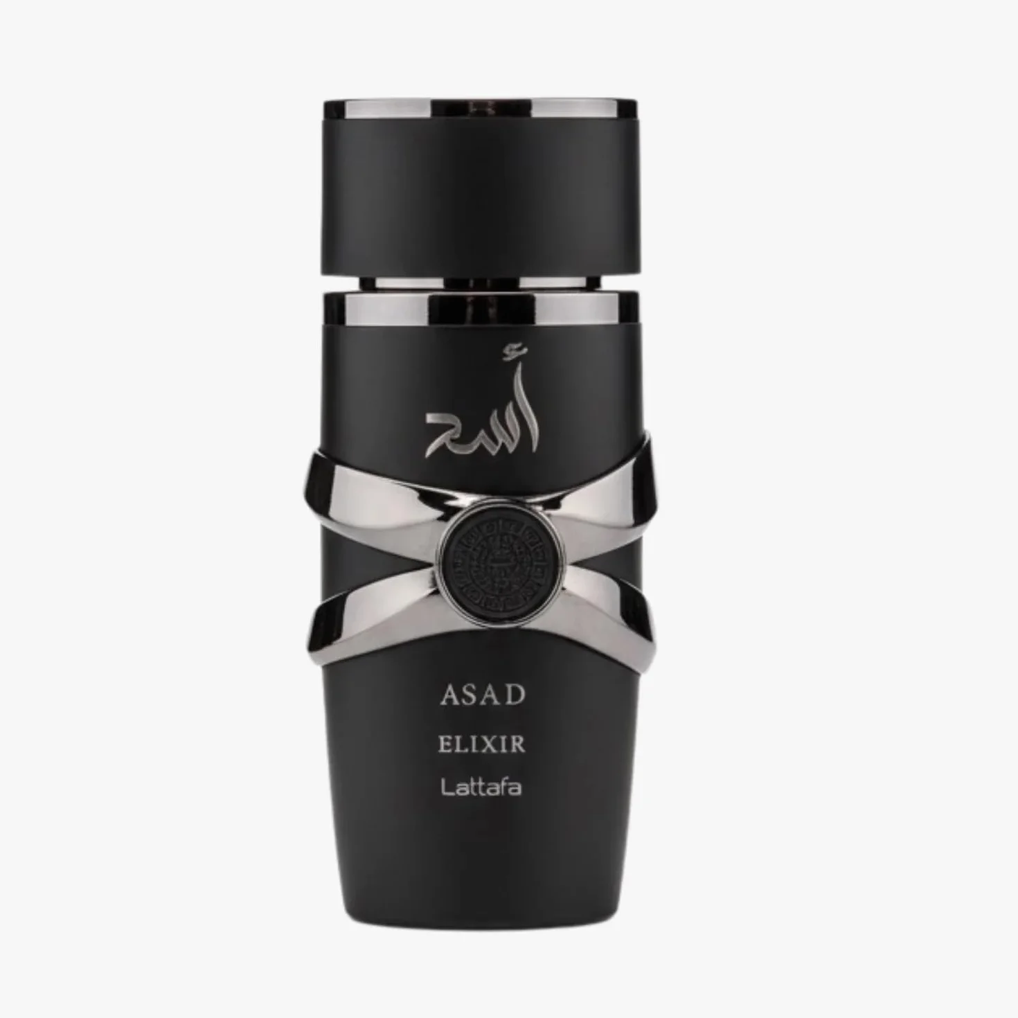 Lattafa Asad Elixir, Eau de Parfum, Negro, Botella de perfume lujosa, 100 ml