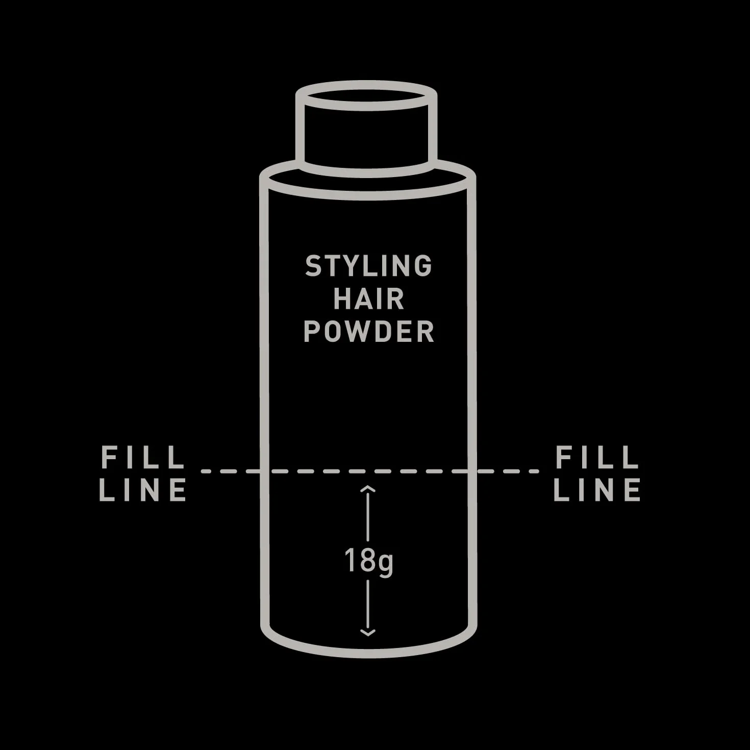 Brickell Men's Styling Hair Powder para Hombres, Crea Volumen, Natural y Orgánico, Polvo Texturizante No Graso, 18 g, Sin Fragancia