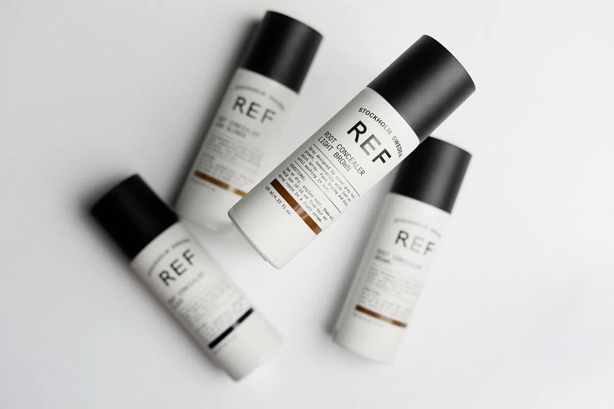 REF | Root Concealer Black | Spray de Pintura para el Cabello | Oculta Pelos Grises del Cabello | Cobertura Efectiva | Temporal Hasta Lavado | No Mancha | Efecto Mate | Todo Tipo de Cabellos | 125ml