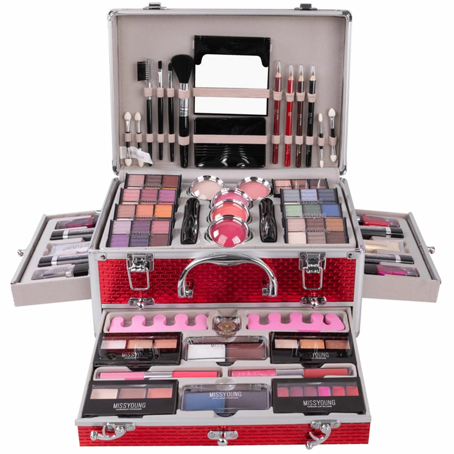 Juego de Maquillaje Set Estuche de Maquillaje Paleta Kit Completo Caja con Sombras de ojos, Rubor, Brillo labios - Belleza Profesional Cosmético de Caja Belleza Juego de Regalos #3