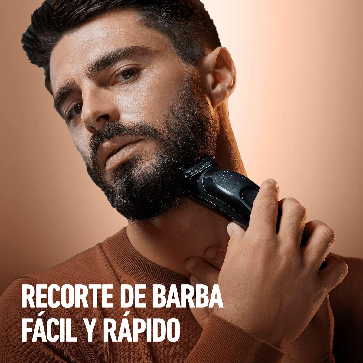 King C. Gillette Kit de Recortadora de Barba Inalámbrica con Hojas y 3 Peines