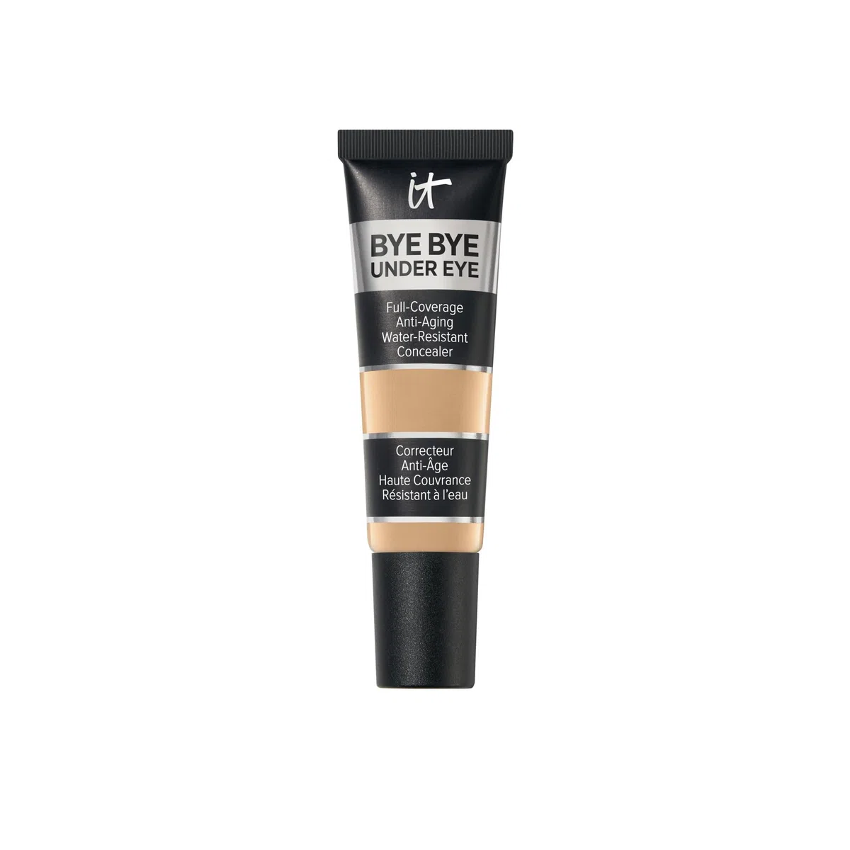 IT Cosmetics, Corrector De Ojeras Antiedad, Waterproof, Cobertura Total, Corrige Ojeras, Bolsas y Otras Imperfecciones, Tecnología Expression Proof, 28 Tonos Disponibles, Bye Bye Under Eye, 12 ml