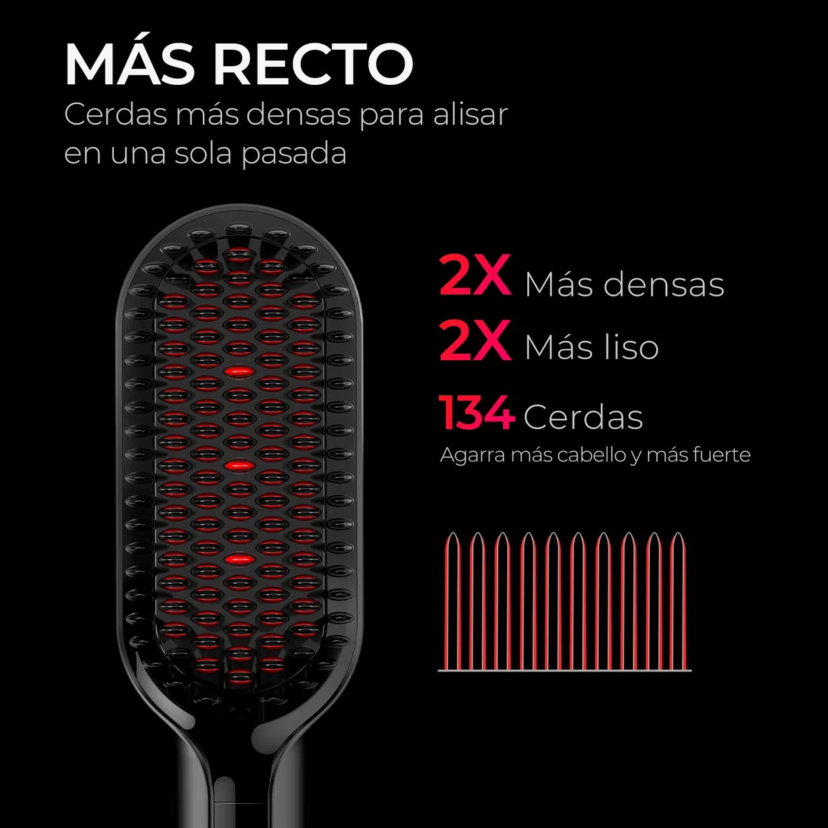 TYMO Iónico Cepillo Alisador Pelo - TYMO Ionic Plus Plancha del Pelo Profesional, Peinado Rápido, 16 Temperaturas, 80-230 ℃, Pantalla LCD, Voltaje Universal, Calentamiento Rápido, Anti-escaldaduras