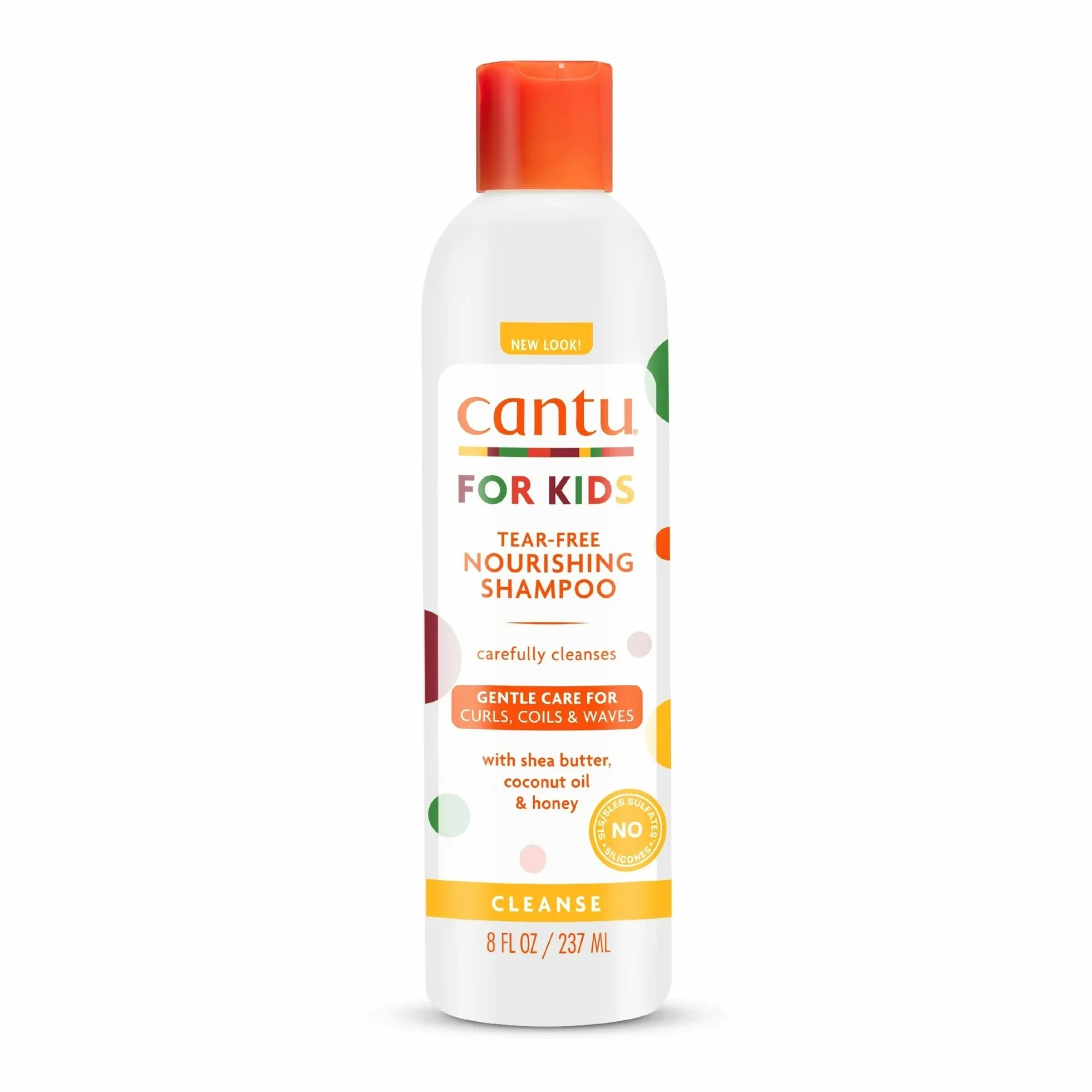 Cantu Care For Kids - Champú + acondicionador + desenredante + fijador de rizos, cuidado suave para cabellos texturizados (juego de 4)