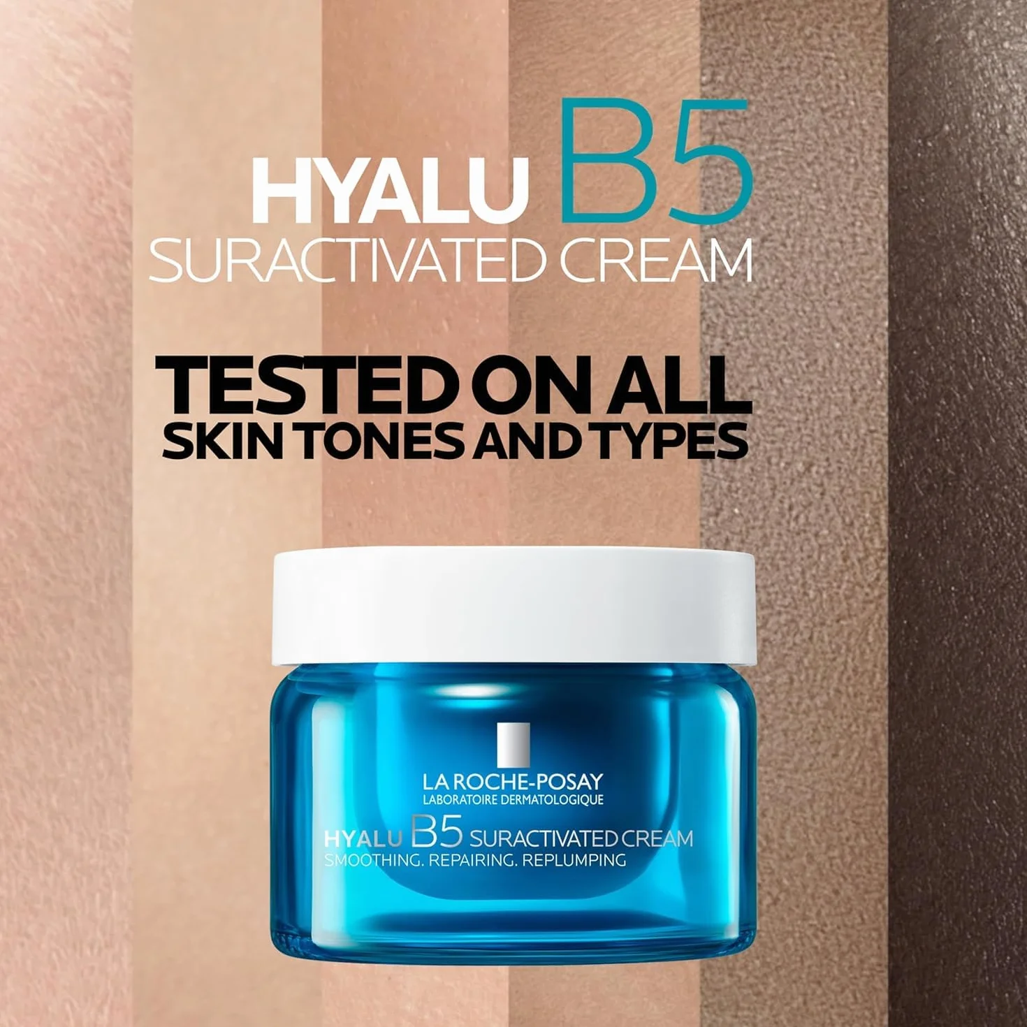 La Roche-Posay Hyalu B5 Suractivated, Crema Antiedad Reafirmante, Acción Alisadora y Rellenadora, Reduce Arrugas y Líneas de Expresión, 3 Tipos de Ácido Hialurónico, Vitamina B5 y Ectoína, 50 ml.