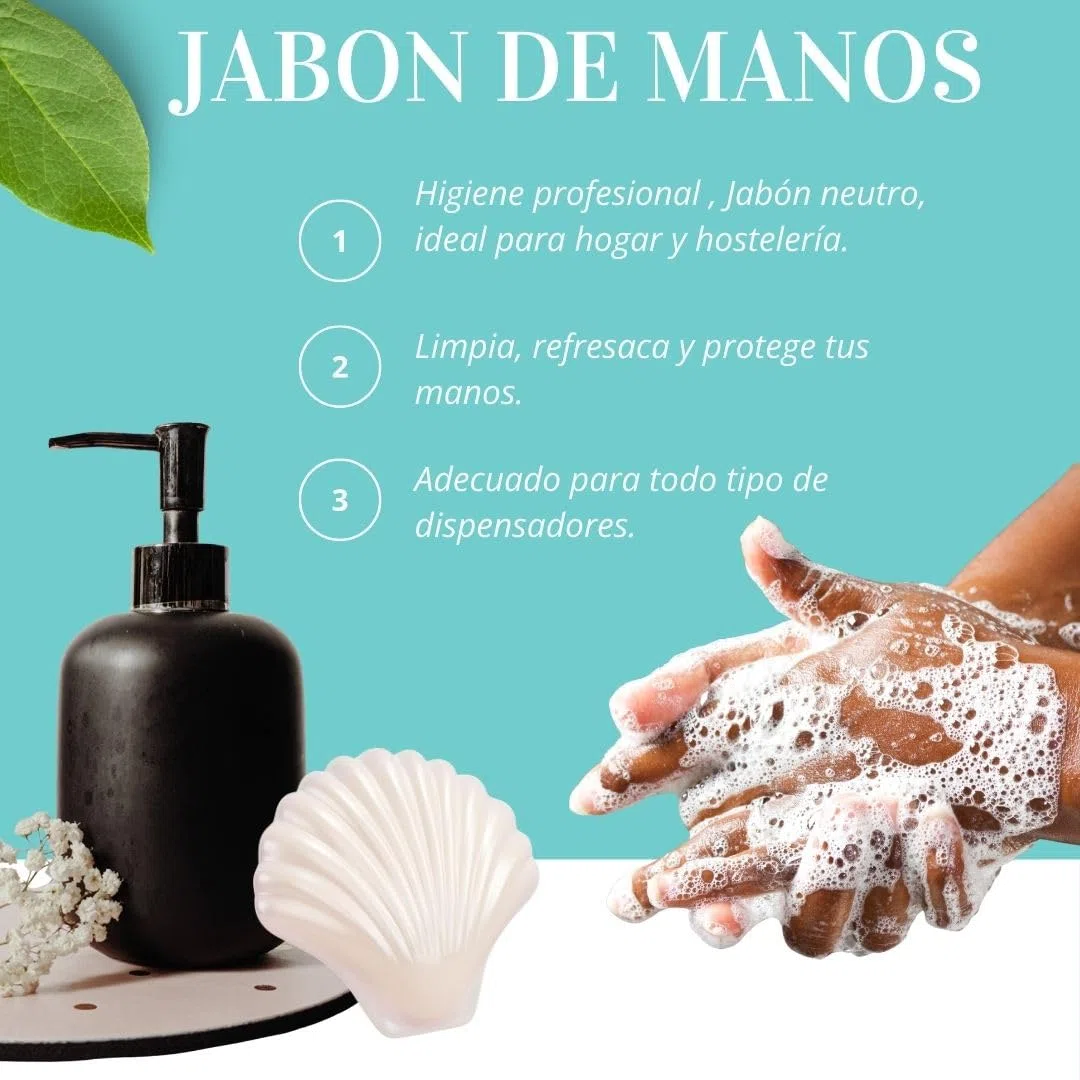 Jabón de Manos Líquido 5L pH Neutro | Espuma Abundante | Limpieza Suave para Todo Tipo de Piel | Hogar y Hostelería