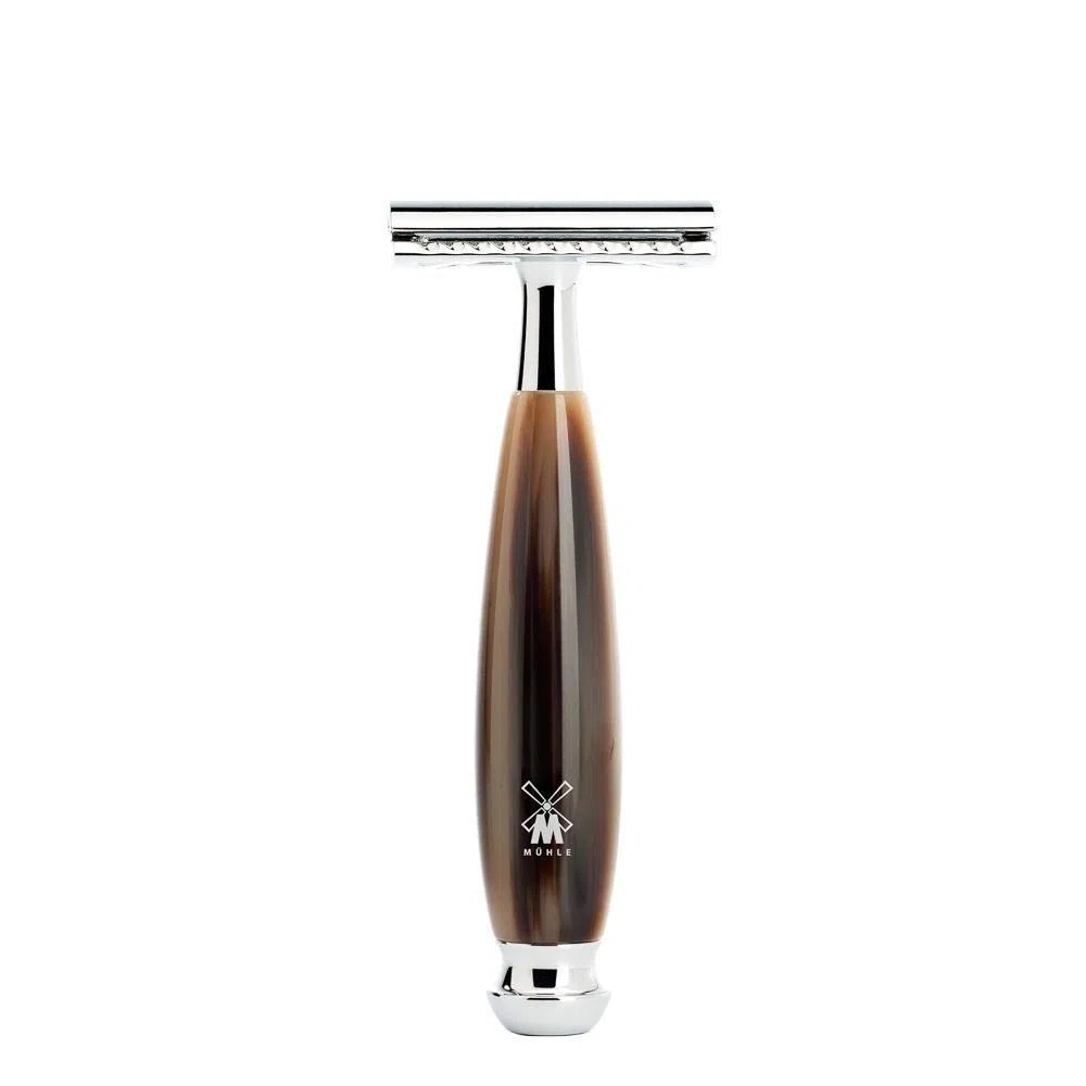 Set Afeitado Mühle Brocha Afeitar, Bol & Maquinilla Cuerno Serie Vivo
