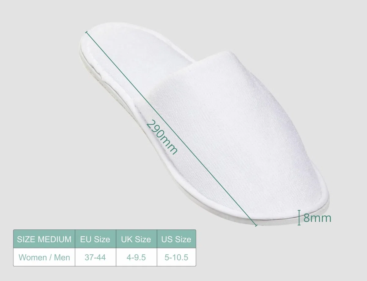 Zapatillas mujer casa y Zapatillas hombre - Talla única, Zapatillas Desechables, Pantuflas para Hotel y Spa, Zapatillas de Viaje y Para Invitados