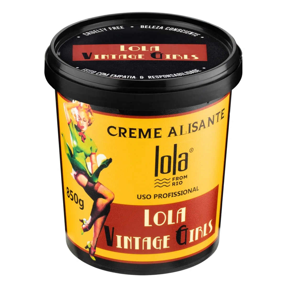 Lola Cosmetics Vintage Girls Grande - REDUTOR DE Volume 850G, Único, 850 ML, 850