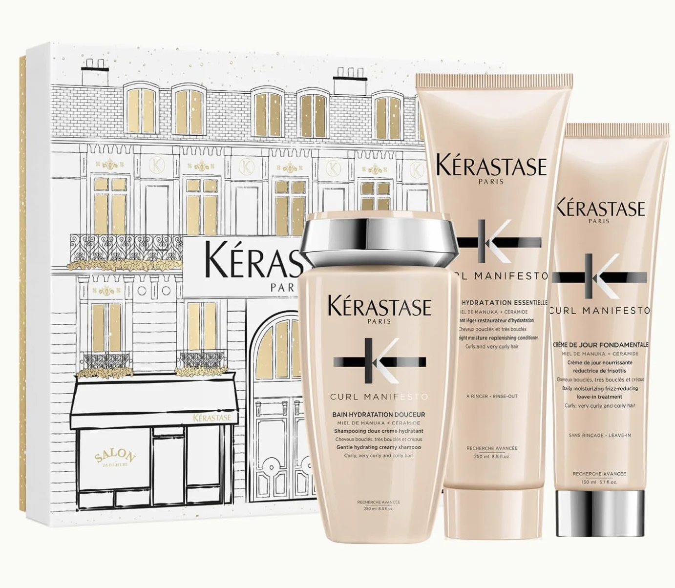 Kérastase Curl Manifesto Trio Coffret de Natal para Cabelo Encaracolado