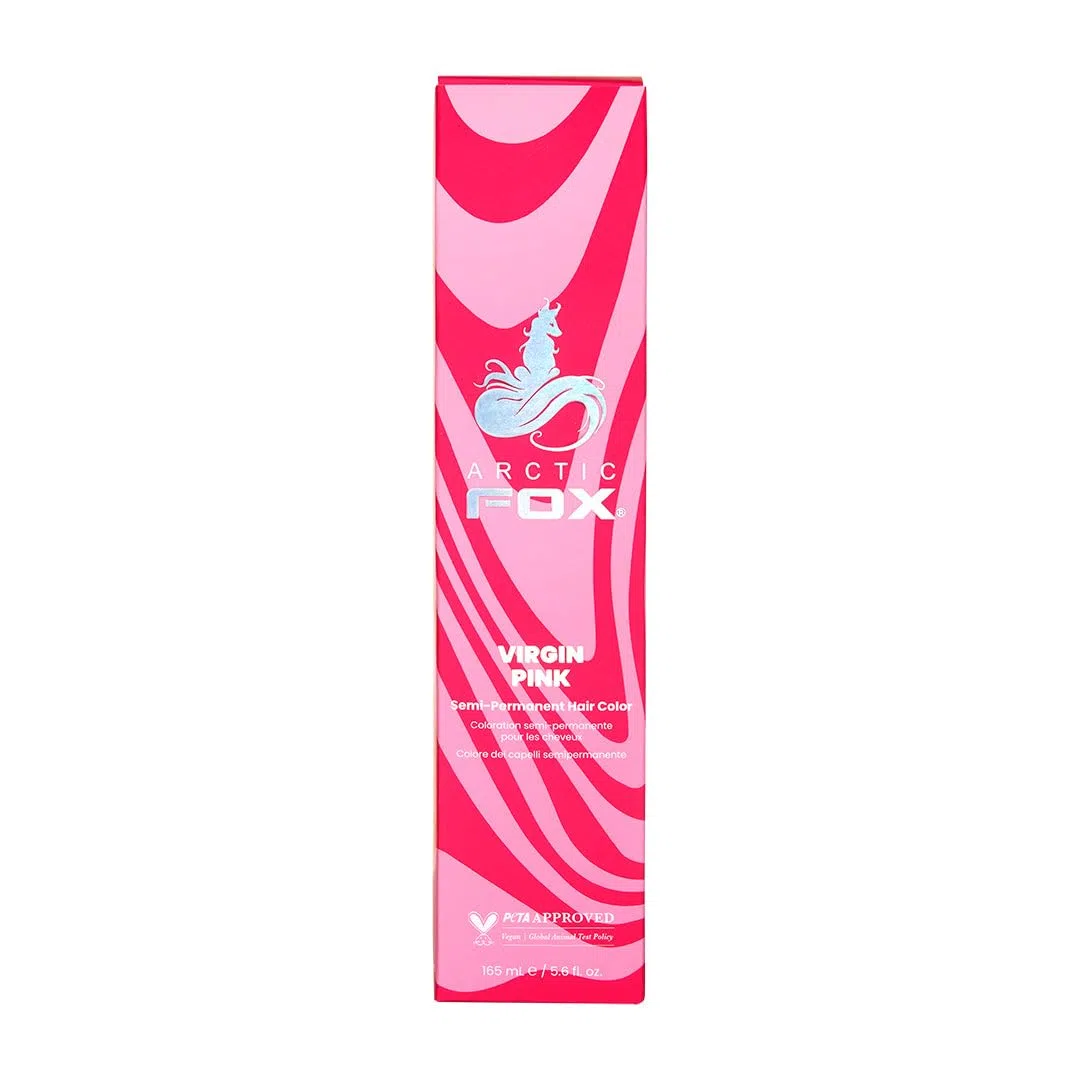 Arctic Fox, tinte de pelo semipermanente 100 % vegano y sin pruebas en animales, 165 ml, Rosa (Virgin Pink)