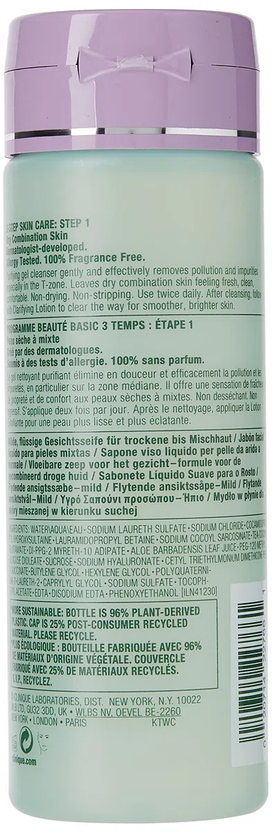 Clinique - Jabón Facial Líquido Suave, 200 ml