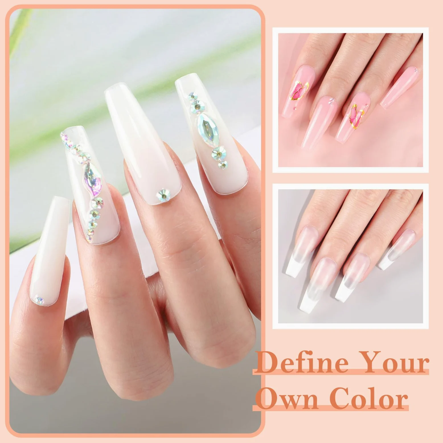 COSCELIA Kit Uñas Semipermanentes con Lámpara,15 Colores Esmaltes Semipermanentes y 3 Colores Extensión de Uñas con Base Coat Top Coat Glitter Coat Kit Uñas De Gel Completo Set Manicura