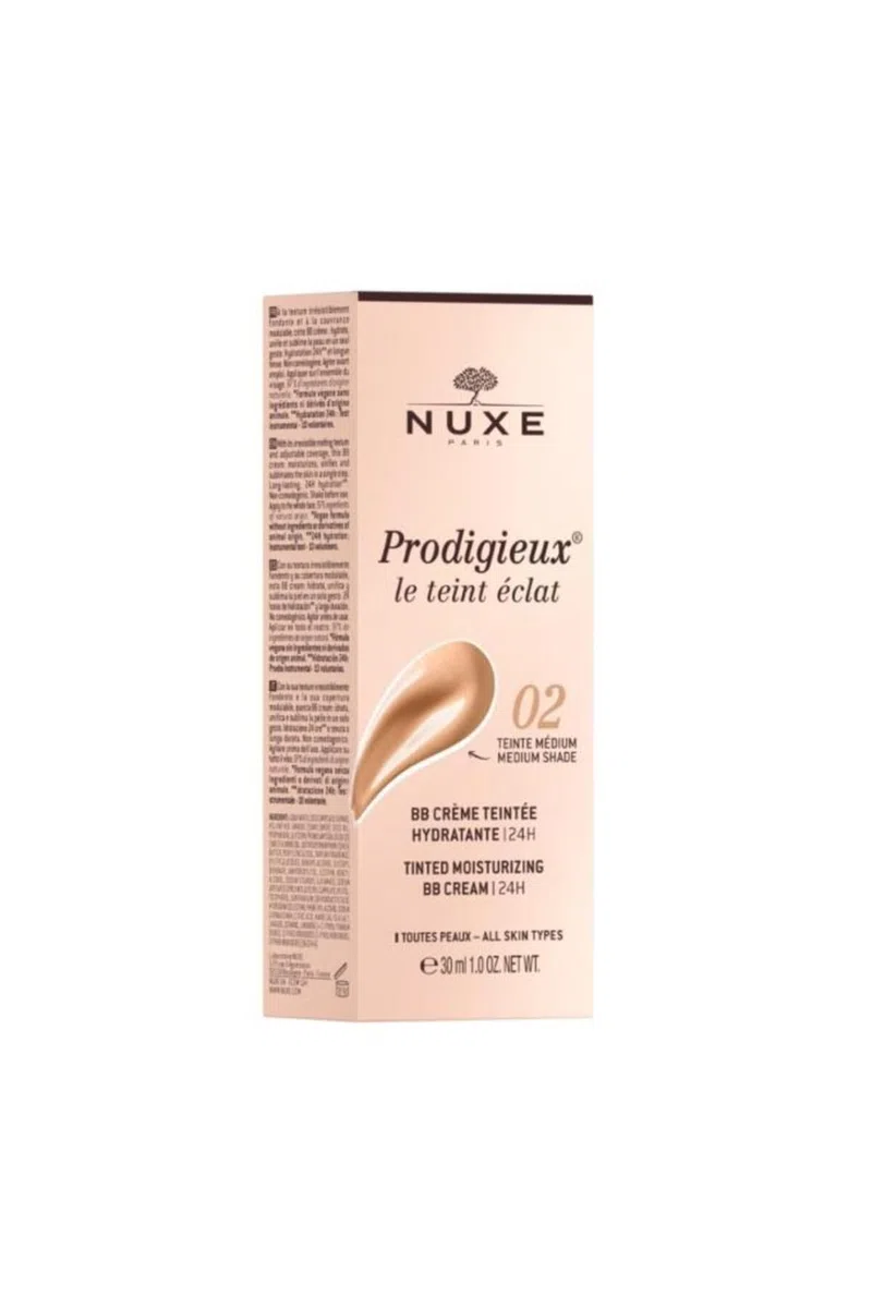 Nuxe Prodigieux Bb Cream 24H 02 Tono Medio 30 Ml