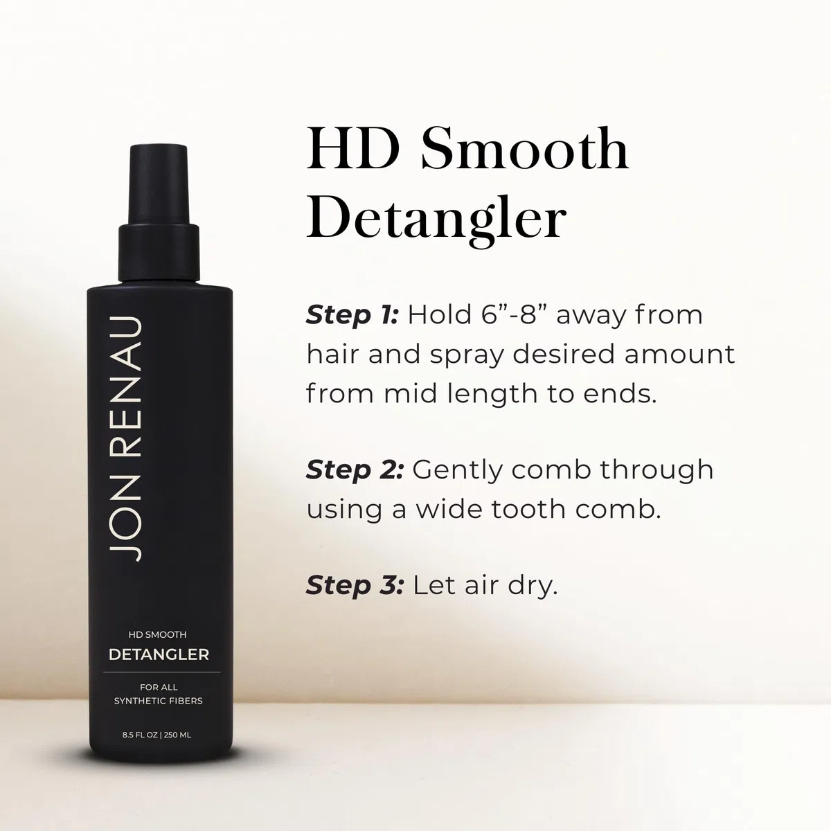 Jon Renau | Easihair SG_B00R0TDSNU_US Jon Renau HD Desenredador suave, , 8.5 Size, , 1 uds. por paquete, ]