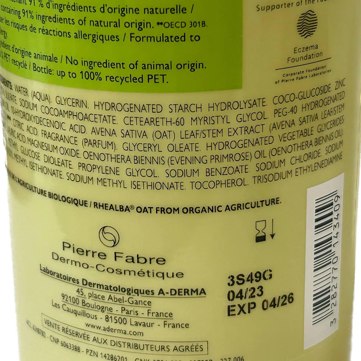 Pierre Fabre Ducray Aceite de Ducha - 75 ml.