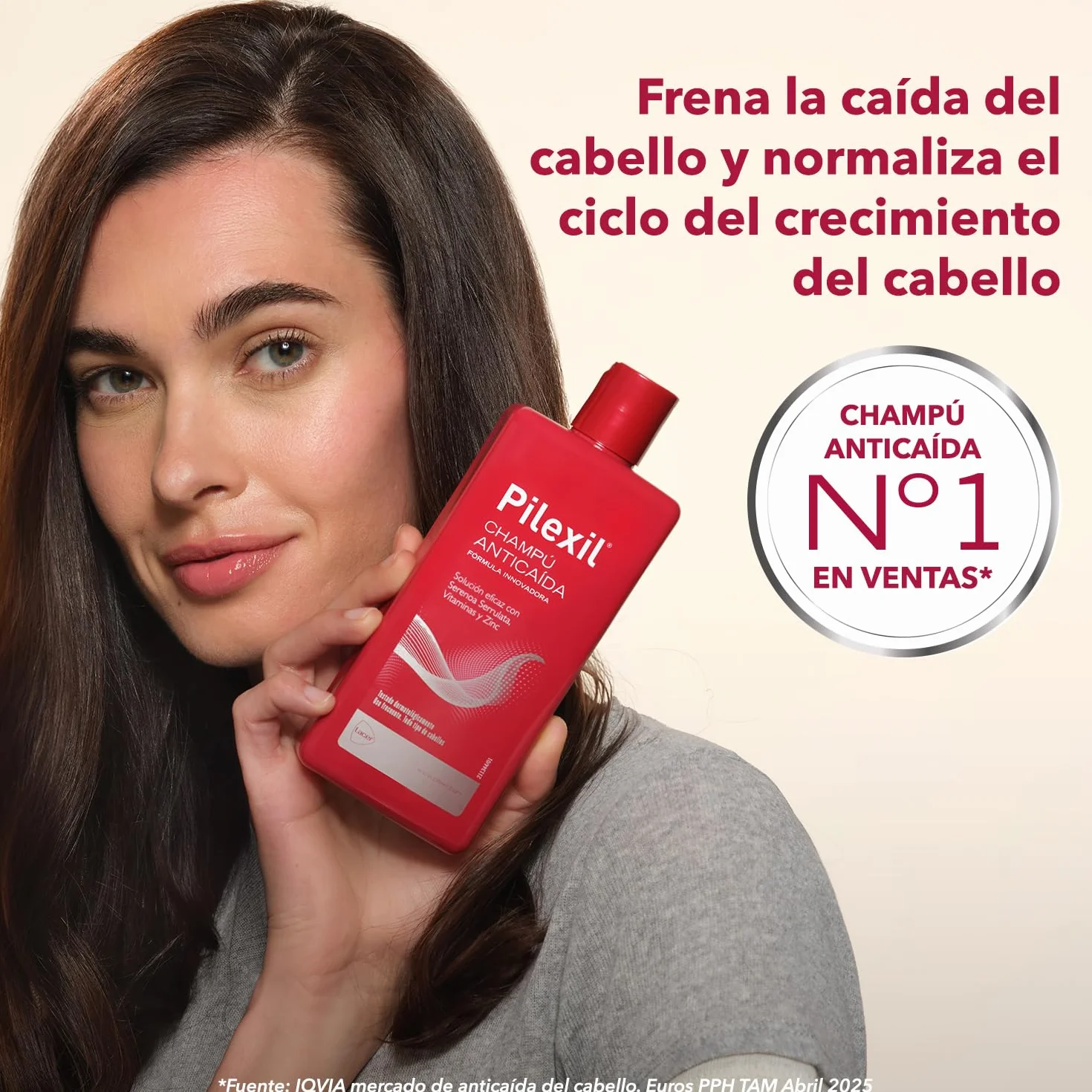 PILEXIL ANTICAIDA Champú Anticaída 900 ml Tratamiento Frena Pérdida Cabello Normaliza Ciclo