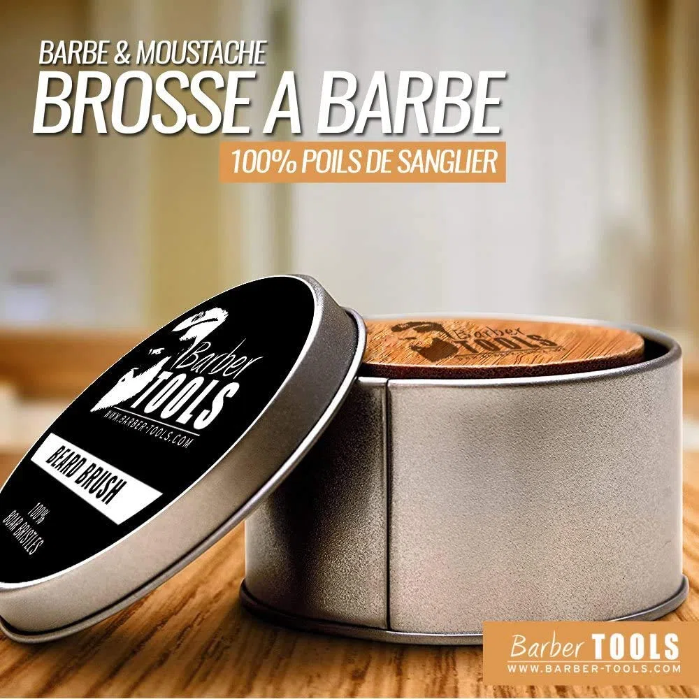 ✮ BARBER TOOLS ✮ Kit/Set/Estuche de arreglo y cuidado de la barba y afeitarse | Cosmético Made in French
