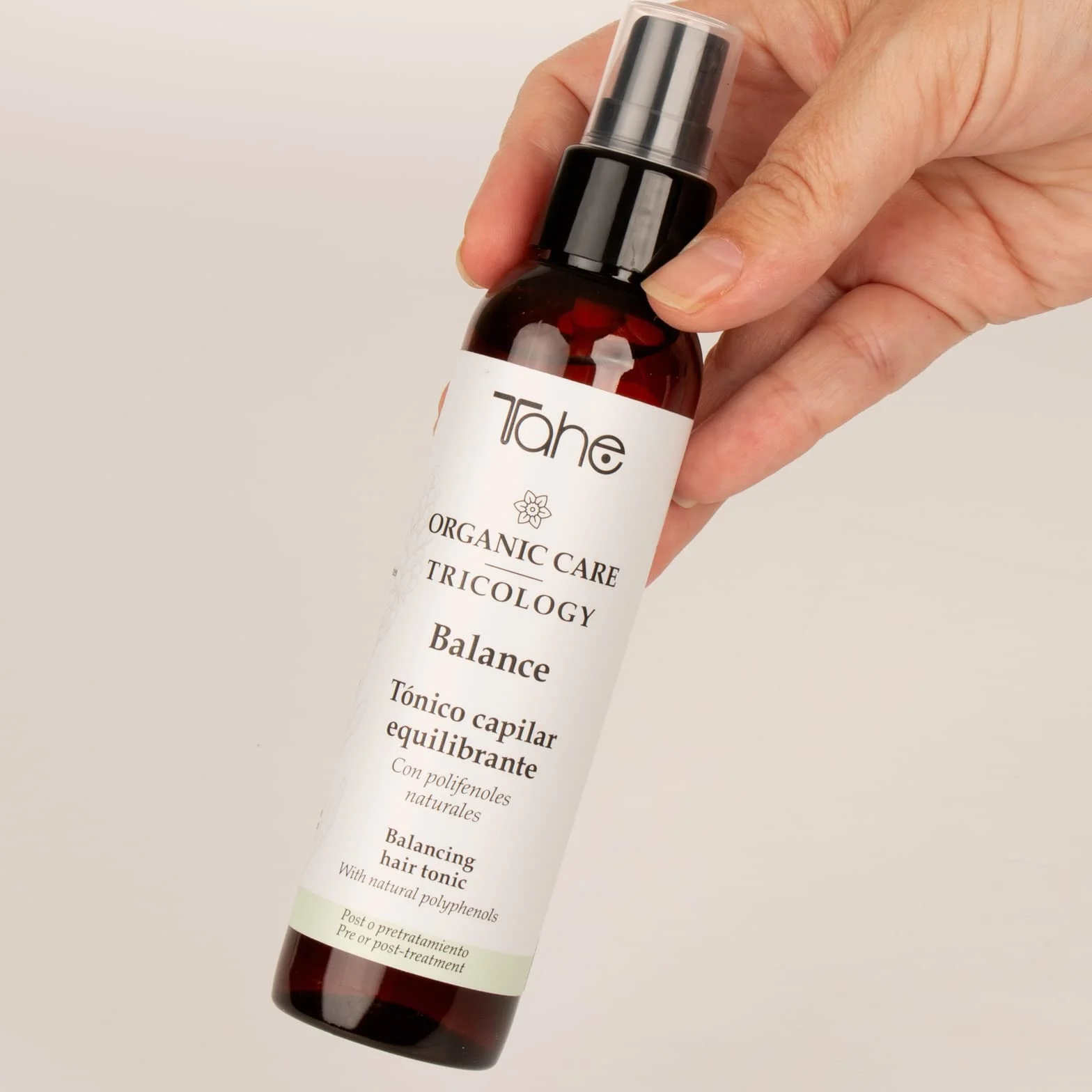 Tahe Organic Care Tricology Tónico Capilar Equilibrante Balance, Post o Pre-Tratamiento, 125 ml