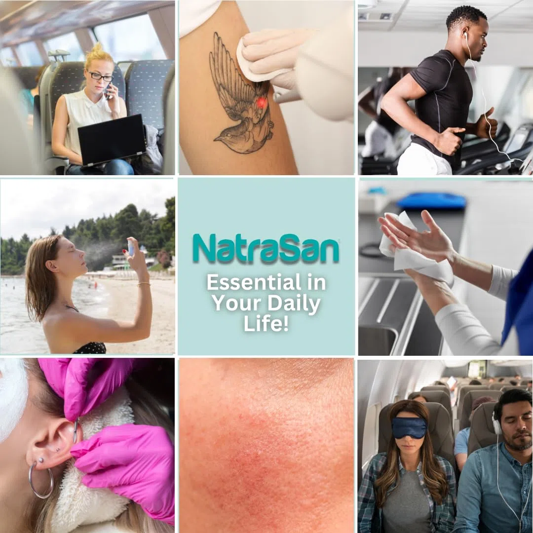 NatraSan Spray Hipocloroso Avanzado, limpieza inigualable para calmar, hidratar y proteger tu piel. (500ML)