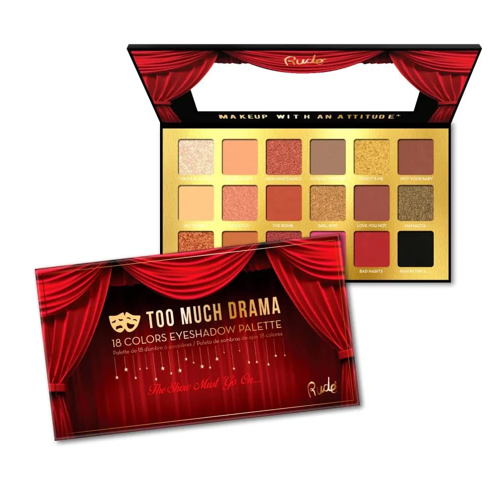 RUDE? Too Much Drama - 18 Eyeshadow Palette