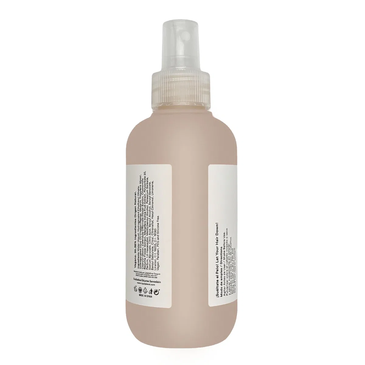 Desenredante Spray TIPPI by Edurne Senosiain Desenredante Spray para Cabello, Sin Parabenos, Sin Siliconas, Vegano 250ml,