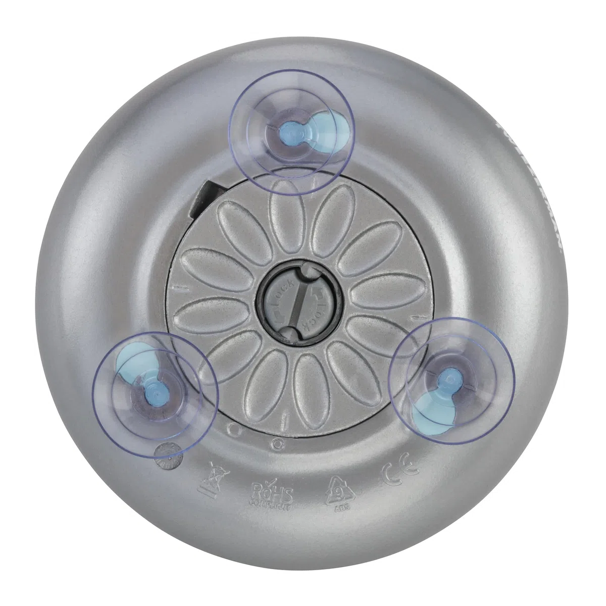 TWEEZERMAN Espejo cosmético con luz (Aumento 15x, luz LED, Espejo de Maquillaje con ventosas, diámetro de 9 cm o 10,5 cm)