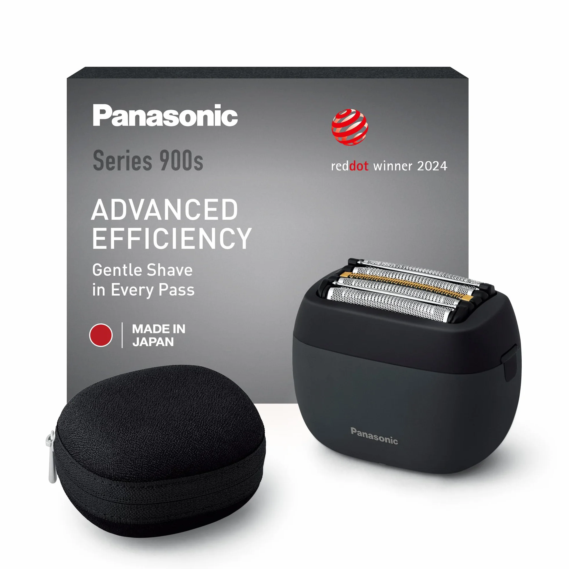 Panasonic ES-PV3B-K803 Serie 900s Afeitadora, Afeitadora Eléctrica de 5 Hojas para Uso En Seco y Húmedo para Hombres, Sensor De Barba Responsivo, USB-C, Estuche De Transporte, Negro Mate