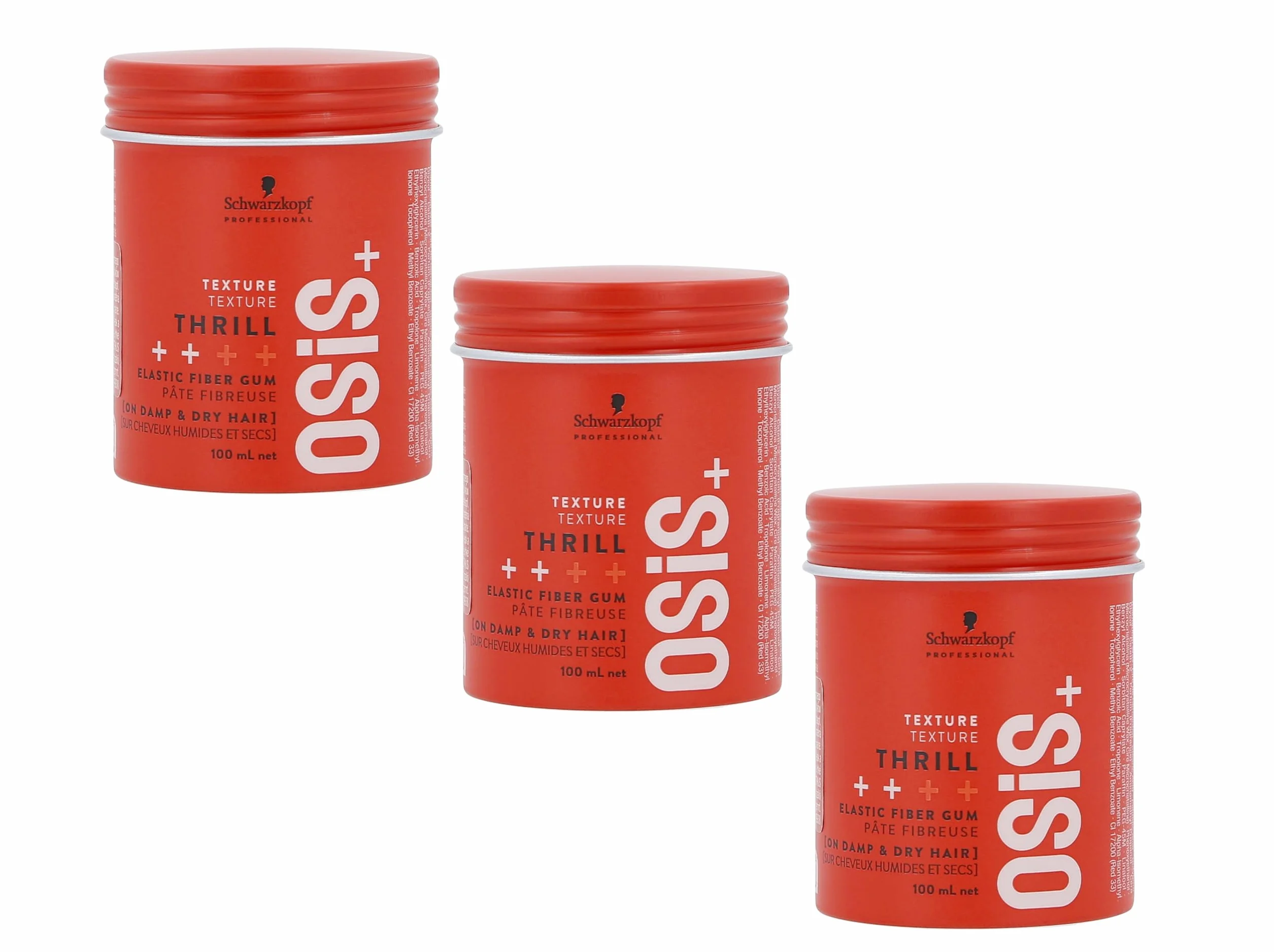 SCHWARZKOPF OSIS + Texture Thrill Fibre Gum 3 x 100 ml = 300 ml