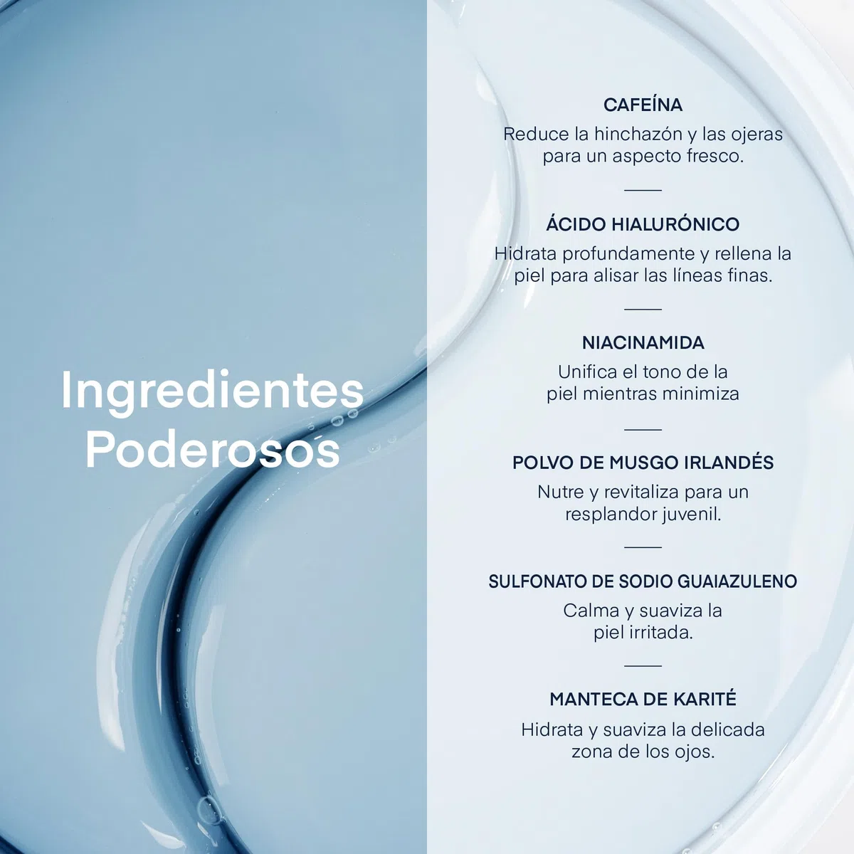 Parche Ojos para Bolsas y Ojeras Coreano: Antiarrugas y Contorno de Ojos con Cafeína Niacinamida y Ácido Hialurónico, Vegano, Testado en Piel Sensible, 30 Pares - Korean Skincare Under Eye Patches