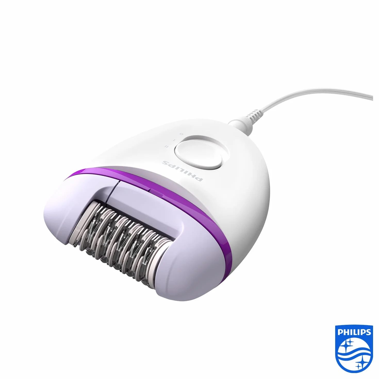 Philips Depiladora Mujer Satinelle, Compacta, 2 posiciones de velocidad, BRP275/30, Blanco